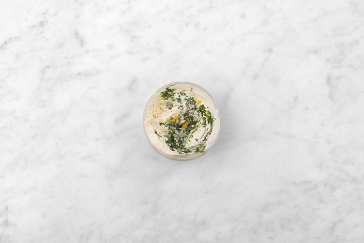 Le mascarpone aux herbes
