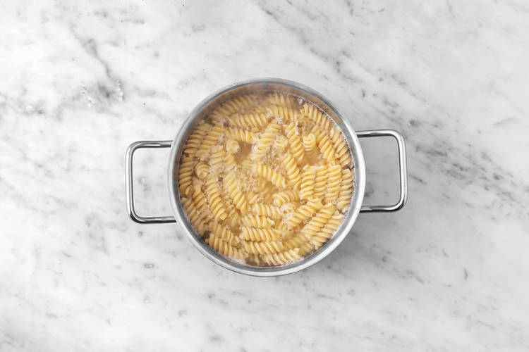 Cook the fusilli