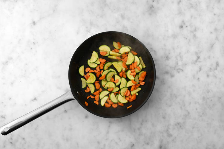 Get prepped & cook the veggies