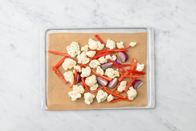 Roast the veggies