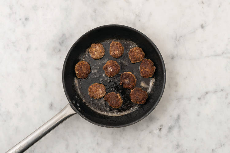 Cook the rissoles