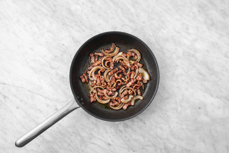 Cook the bacon jam