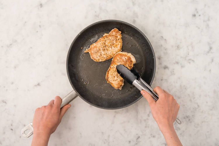 Cook the salmon