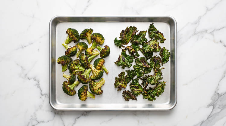 Roast Broccoli & Kale