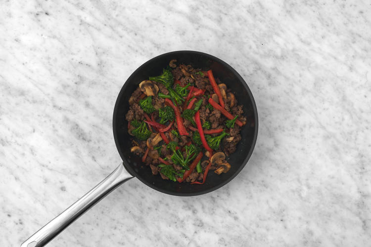 Add the Veg
