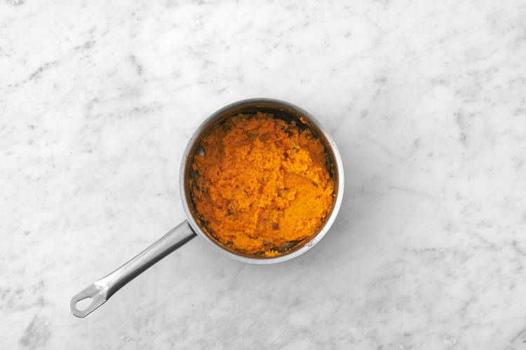 Make the sweet potato mash