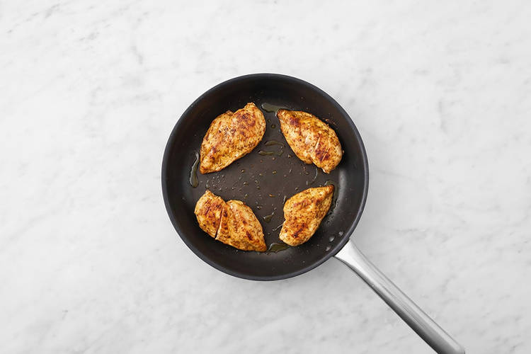 Cook the chicken