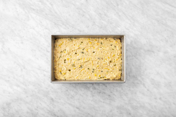 Bake the cornbread