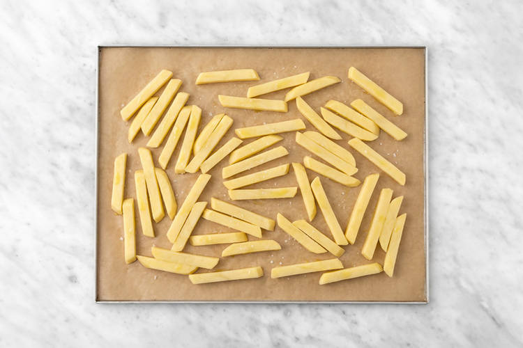 Bake the fries