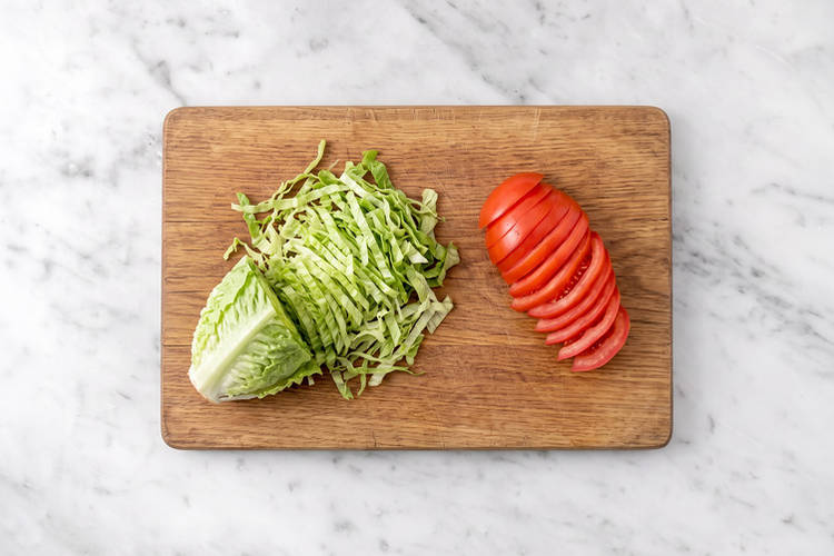 Prep the salad & the sauce 