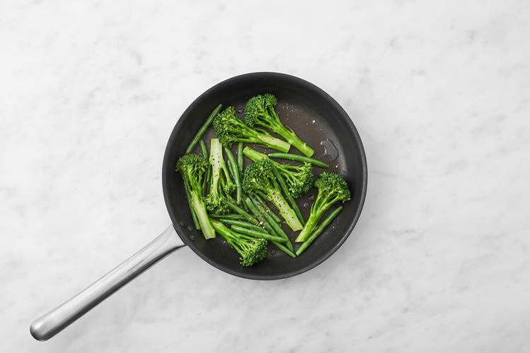 Cook the veggies