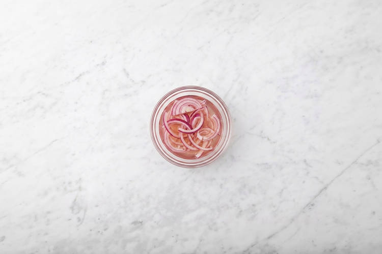 Get prepped & pickle the onion