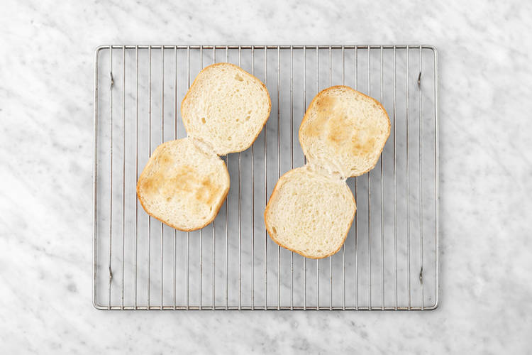 Toast the buns
