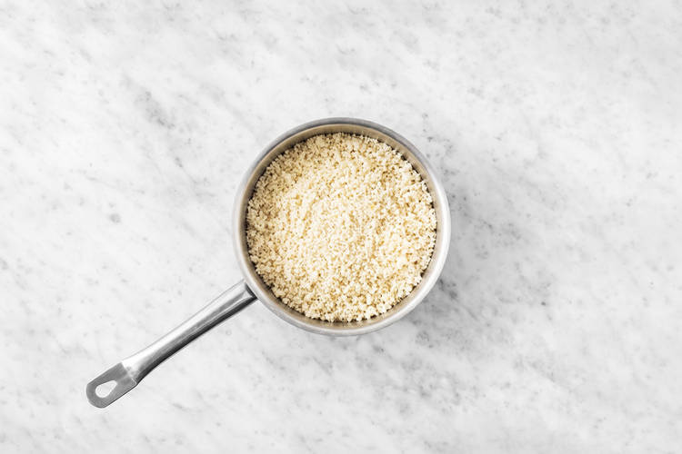 Cook the couscous