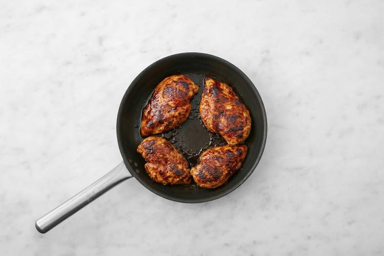 Cook the chicken