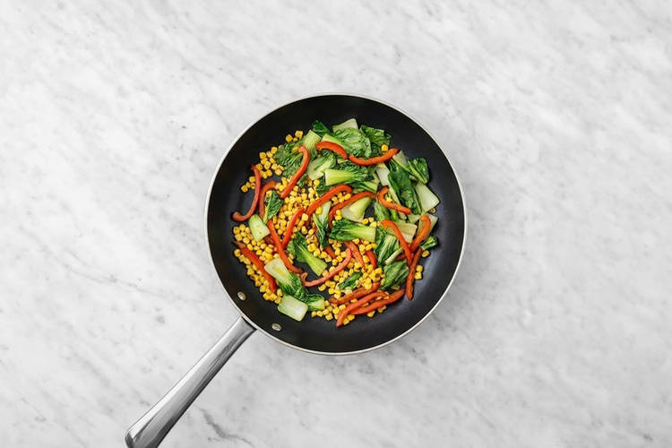 Start the stir-fry