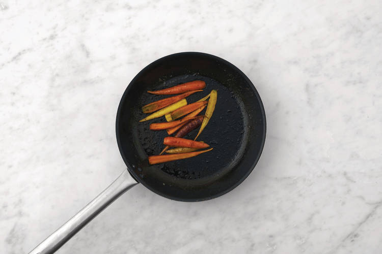 Cook the baby carrots