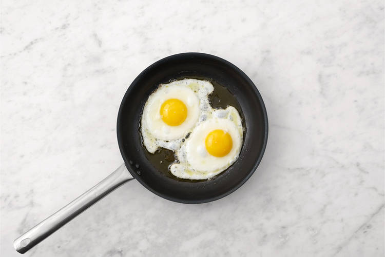 Fry the eggs