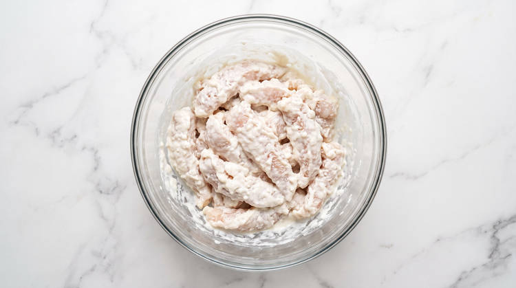 Make Batter & Coat Chicken