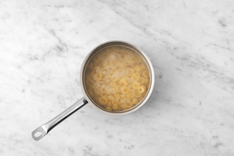 Cook the pasta
