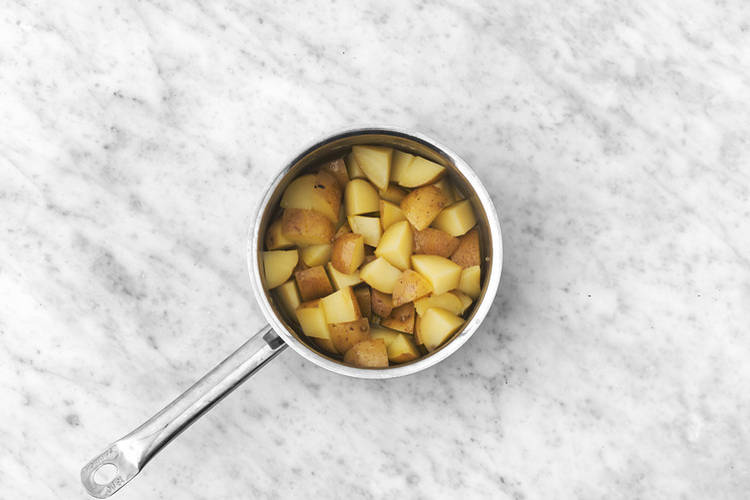 Cook the potato