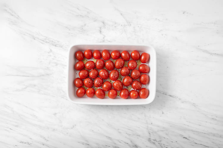 Roast the cherry tomatoes