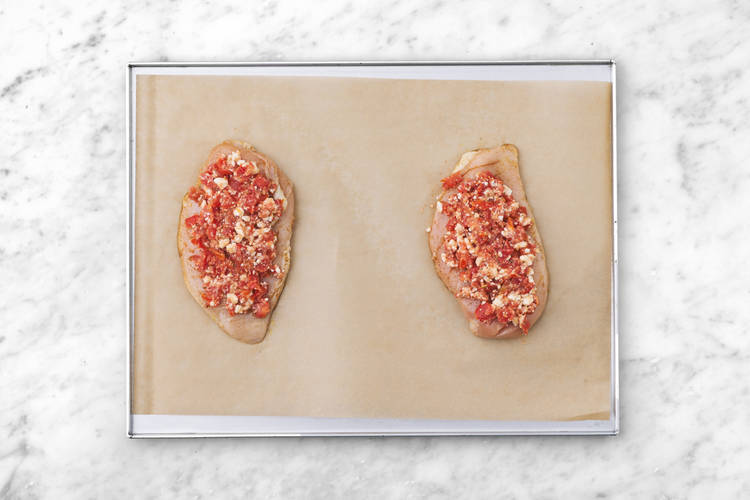 Bake the chicken