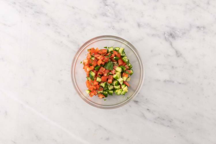 Salade maken