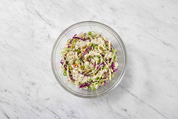 Préparer la salade de chou