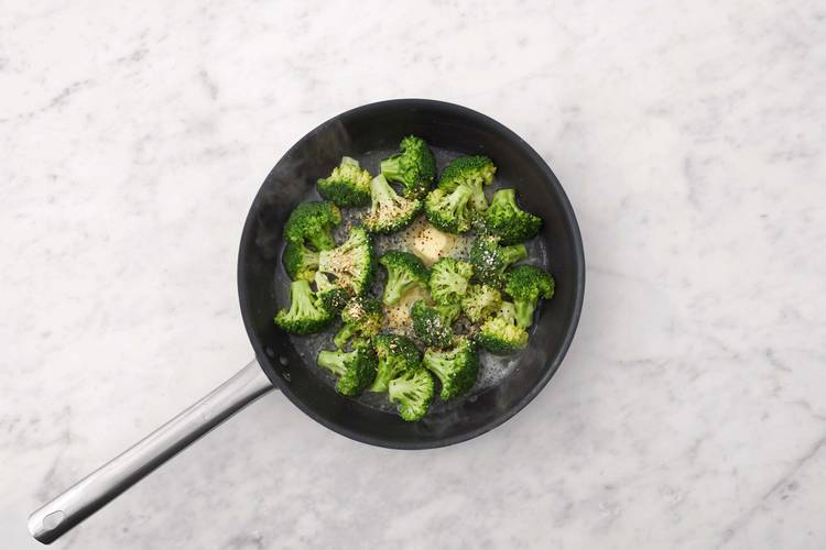 Cook broccoli