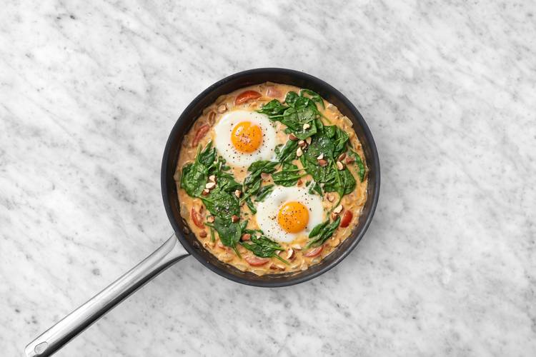 Cook eggs