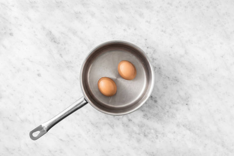 Boil the eggs