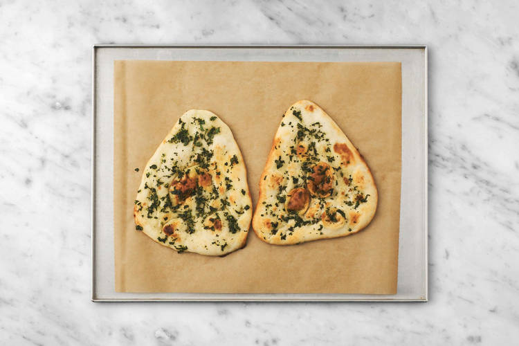 Bag naanbrød