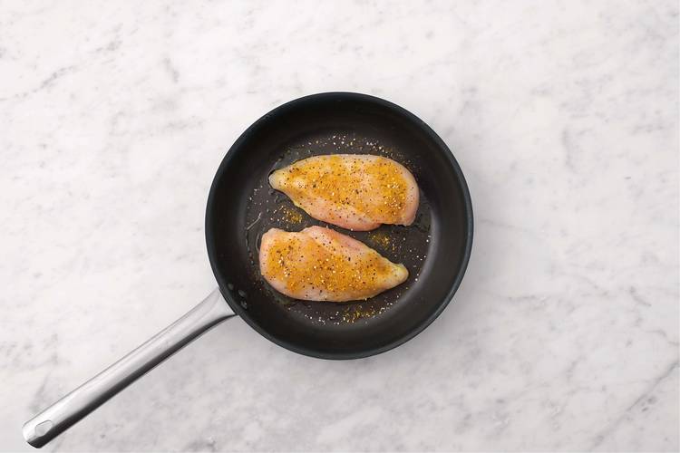 Préparer le poulet