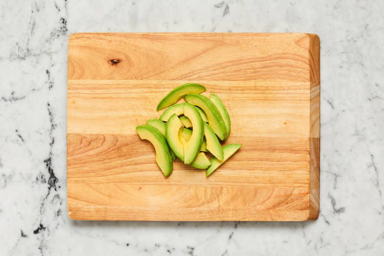 Slice avocado