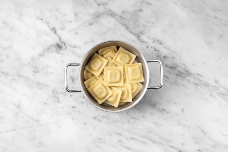Cook ravioli