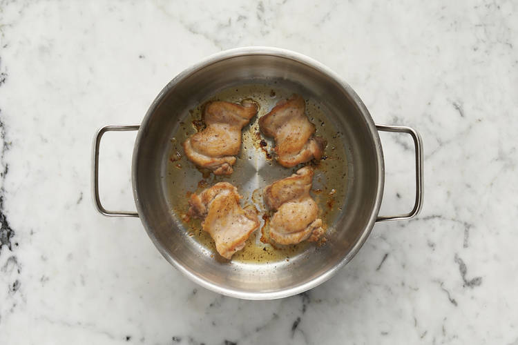 Saisir le poulet