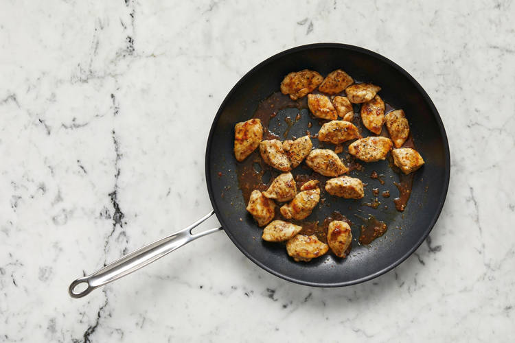 Prep and cook chicken