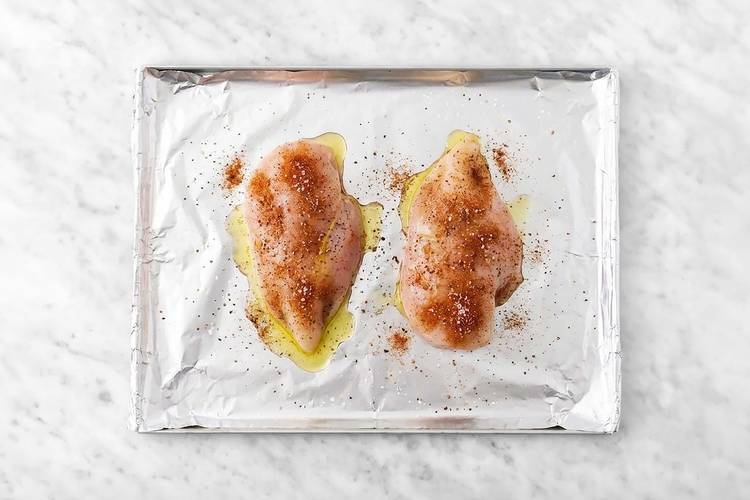 Cook chicken