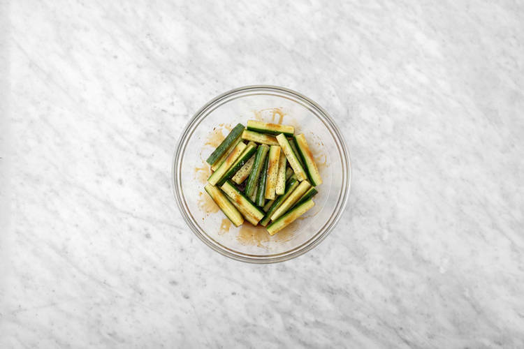 Marinate the Cucumber