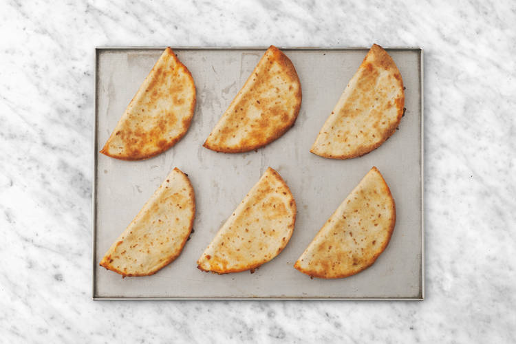 Bake the Quesadillas