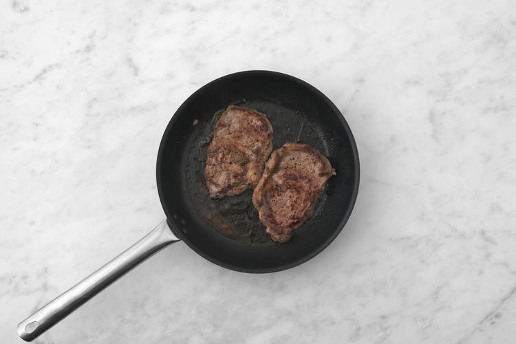 Fry the Lamb Steaks