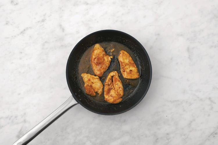 Cook the chicken