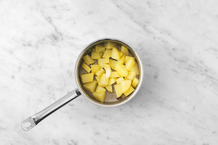 Cook the potatoes