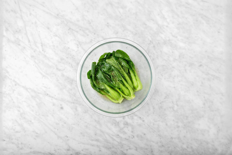 Steam the veggies