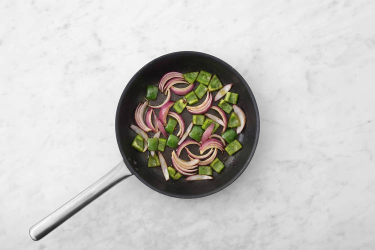 Cook the veggies