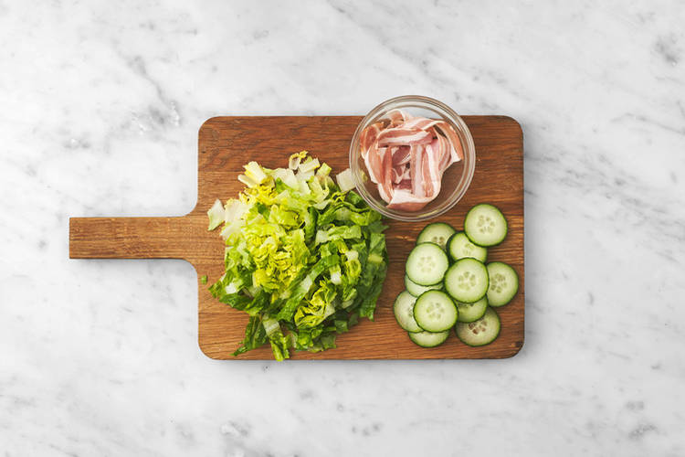 Get prepped & cook the chicken 