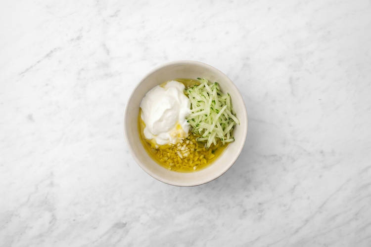 Make the tzatziki