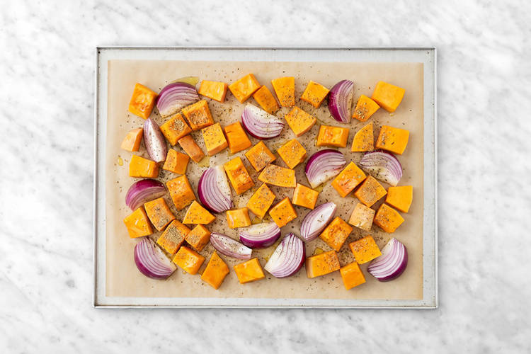 Bake the pumpkin