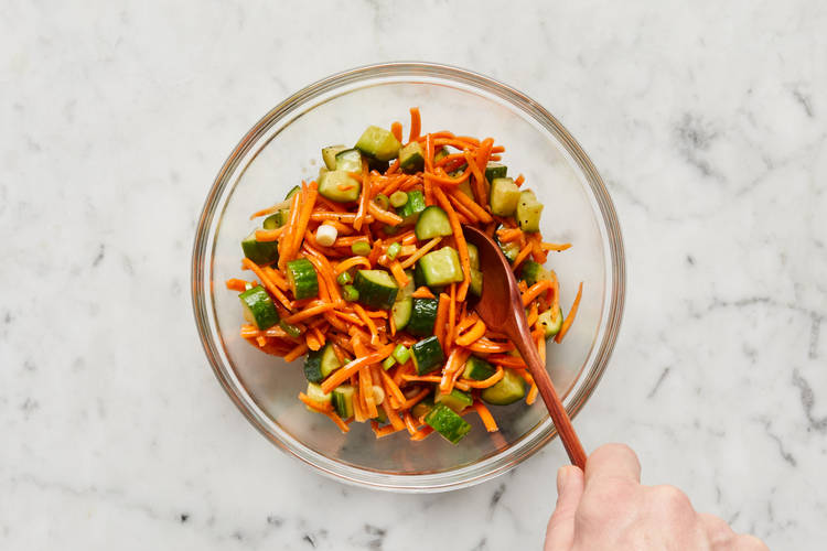 Make Salad & Glaze